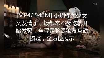 [MP4/ 943M] 小蝴蝶美少女又发情了，饭都来不及吃就开始发骚，全程露脸跟狼友互动撩骚，全方位展示