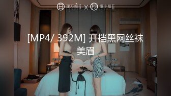 [MP4/ 392M] 开档黑网丝袜美眉