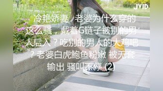 ✨冷艳娇妻✨老婆为什么穿的这么骚，戴着G链子被别的男人后入？吃别的男人的大鸡吧？老婆白虎鲍鱼粉嫩 被无套输出 骚叫不停 (2)