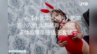 ❤️√ 【小火车污污污】肥美的小穴给 大哥舔弄大鸡巴，多体位爆草抽插 无套猛干