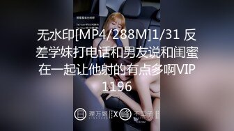 无水印[MP4/288M]1/31 反差学妹打电话和男友说和闺蜜在一起让他射的有点多啊VIP1196