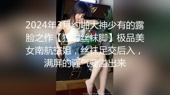 2024年3月约啪大神少有的露脸之作【狂射丝袜脚】极品美女南航空姐，丝袜足交后入，满屏的骚气要溢出来