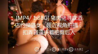 [MP4/ 1.38G] 猪肉佬寻欢酒店约操骚女，超近视角拍摄，扣弄骚逼扶着肥臀后入